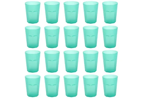 Engelland Mehrweg Plastikbecher in Neonfarben in grün von ENGELLAND