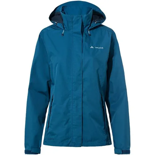 VAUDE Damen Funktionsjacke Escape Light - Leichte und moderne Allroundjacke, wasserdicht und atmungsaktiv, ideal für aktive Frauen. Die Kapuze lässt sich im Kragen verstauen und sorgt für zusätzlichen Komfort.