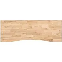 vidaXL Schreibtischplatte Unbehandelt 140x60 cm aus Massivholz Eiche