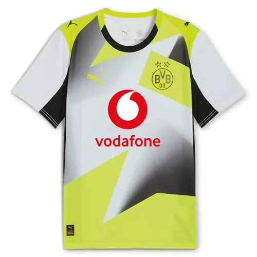 Puma Borussia Dortmund Auswärtstrikot 2025/26 in silber von PUMA
