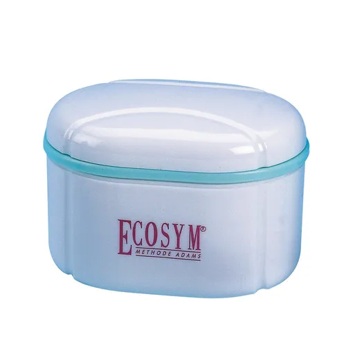 Prothesenbox Ecosym oval mit Sieb 1 St
