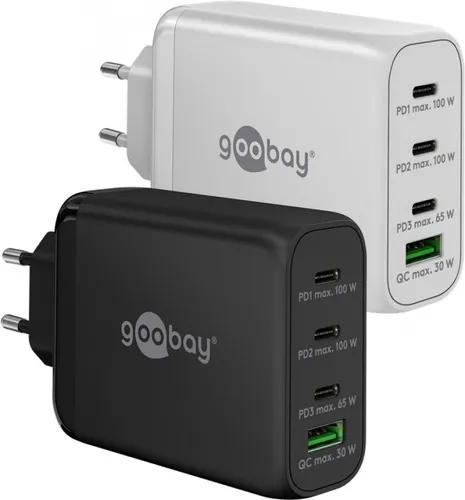 USB-C™ PD Multiport-Schnellladegerät (100 W) schwarz