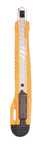 Primaster Cuttermesser 9 mm mit Auto-Lock in orange von Primaster