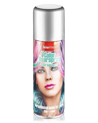Feiermeier Color Haarspray Farbspray 125 ml (Silber, Einheitsgröße)