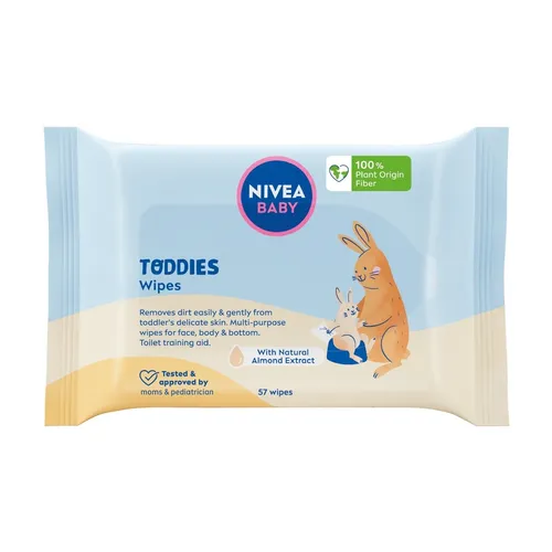 Baby Toddies chusteczki biodegradowalne 57szt Nivea 9005800369235