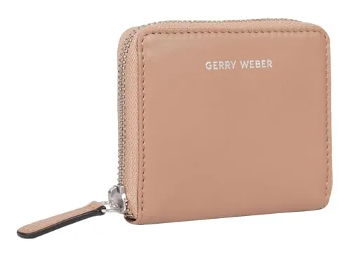 GERRY WEBER Geldbörse Purse mit RFID-Blocker - Elegante Geldbörse aus Rindsleder, kompakt und praktisch mit RFID-Blocker für sicheren Schutz Ihrer Karten. Ideale Begleiterin für jeden Anlass.