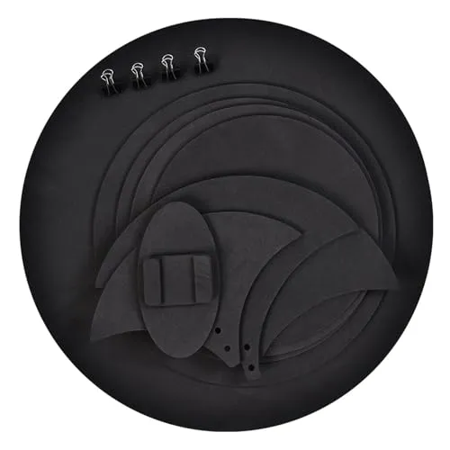 Schlagzeugmuffeln, 10 Stück/Set, Gummi-Schaumstoff-Dämpfer, Schalldämpfer, Drumming, Übungspad, Bassdrums, leiser Sound off/leise, Schwarz