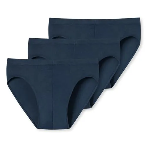 uncover by Schiesser Mini Slip 3er Pack - Dunkelblau - Herren-Slips im 3er Pack aus weichem Baumwoll-Stretch, maschinenwaschbar bis 60°C und ideal für den täglichen Komfort.