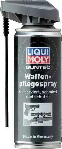 Liqui Moly 4390 GUNTEC Waffenpflegespray 200ml - Schmiermittel-Spray zur effektiven Konservierung und Schmierung von Waffen. Bietet optimalen Korrosionsschutz und wasserabweisenden Ölfilm für langlebige Leistung.