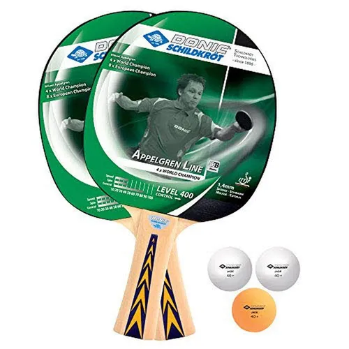 Donic Tischtennis Set Appelgren 400 | Tischtennisset Tischtennisschläger TT