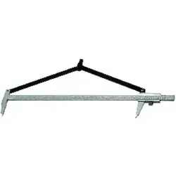 Zirkelmessschieber 200mm FORMAT - Messwerkzeuge, aus gehärtetem Spezialstahl mit präziser Laserskalierung, ideal für Anreißen im Werkzeug- und Maschinenbau.