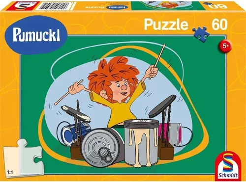 Schmidt Spiele Pumuckl spielt Schlagzeug, 60 Teile