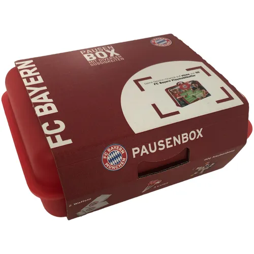 FC Bayern München Pausenbox mit Süßigkeiten 210g MHD 20.09.2023 Restposten Sonde