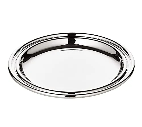 EDZARD Untersetzer Astoria, Durchmesser 14 cm, edel versilbert - Flaschenuntersetzer, Flaschenteller