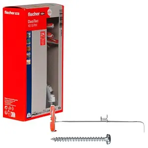 fischer DuoTec 10 S PH 2K 539026 Dübel mit Schrauben Ø 10 mm x 50 mm, 10 St.