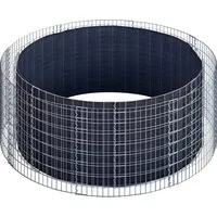 Gabiona Gabionen-Hochbeet rund 80 cm x Ø 232 cm