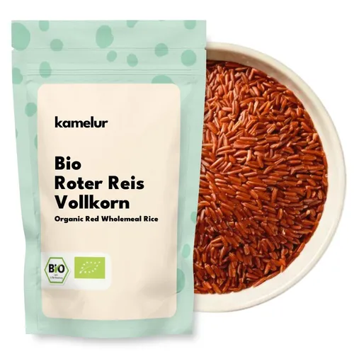  500g Bio Reis rot Vollkorn, roter Vollkornreis BIO 15,98 EUR/kg