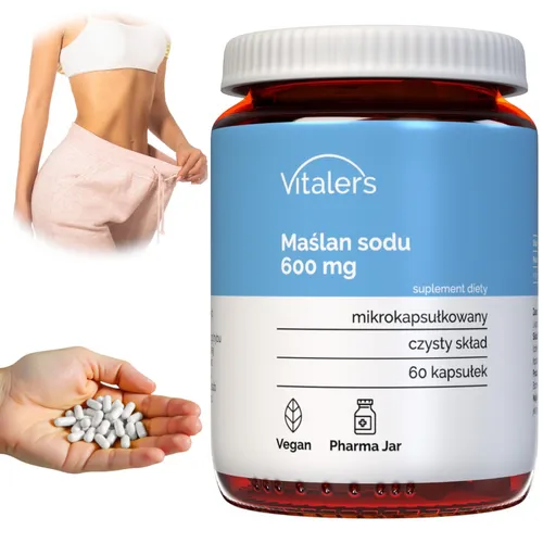 Vitaler's Natriumbutyrat 600 mg, 60 Kapseln