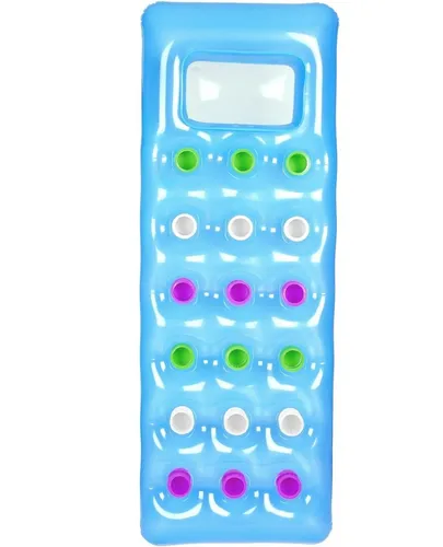 Bestway | Solar Luftmatratze mit Fenster | ca. 188 x 71 cm | Farbe: Blau