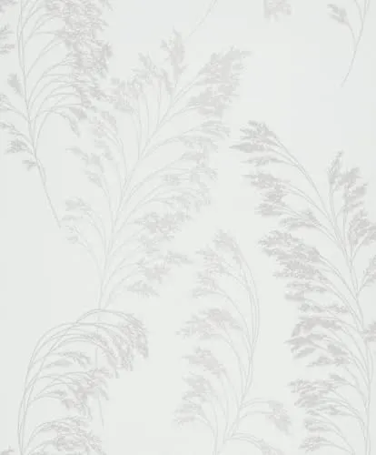 Novamur Vliestapete Jackie, Floral Design in Weiß und Pearl - Tapeten & Tapezierzubehör, stilvolles florales Design für eine elegante Raumgestaltung.