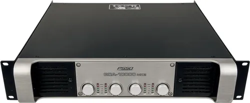 PSSO QCA-10000 MK2 4-Kanal-Endstufe SMPS - Professionelle 4-Kanal-Endstufe für Musikstudios, bietet hohe Leistung und Zuverlässigkeit für erstklassigen Sound bei Live-Events und DJ-Auftritten.