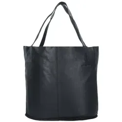Greenburry Nappa Shopper Tasche aus Leder 43 cm - Schwarz - Elegante Handtasche aus hochwertigem Nappaleder, ideal für stilbewusste Frauen, die Funktionalität und Design schätzen.