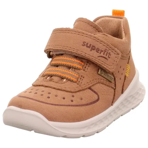 Superfit Jungen Breeze Gore-Tex Sneaker, BRAUN/ORANGE 3040 - Sneaker für Jungen mit Gore-Tex-Membran, atmungsaktiv und wasserdicht, ideal für aktive Kinder.