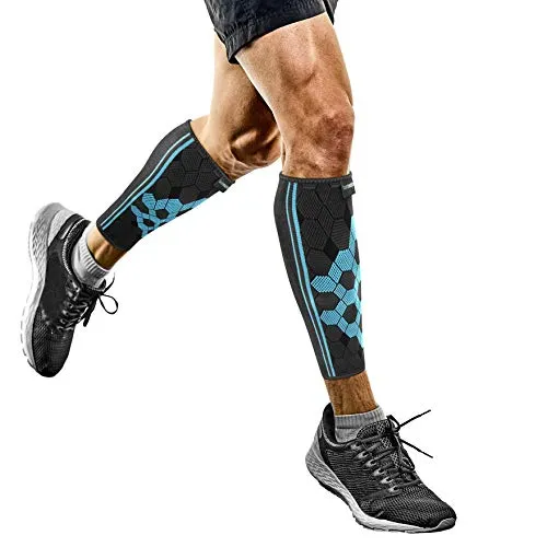 bonmedico Waden kompression fur Damen & Herren, Wadenbandage Kompression zur Entlastung, Wadenwärmer Stabilisierung 2er Pack (XL)