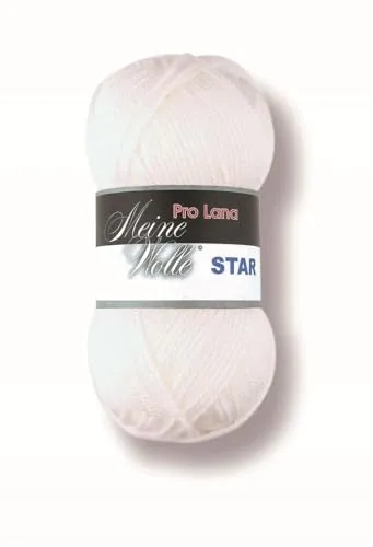 ProLana Star - Farbe: Farbe 01, weiß - 50 g / ca. 135 m Wolle