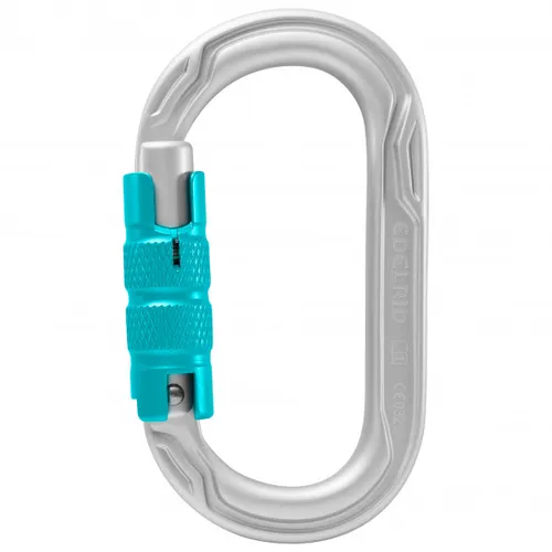 Edelrid - Oval Power 2500 Triple II - Verschlusskarabiner grau