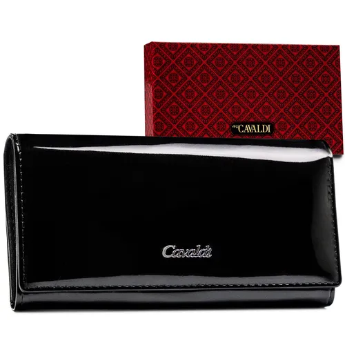 Damen Geldbörse Leder+PU PX24-FO-JMP-8160 Schwarz