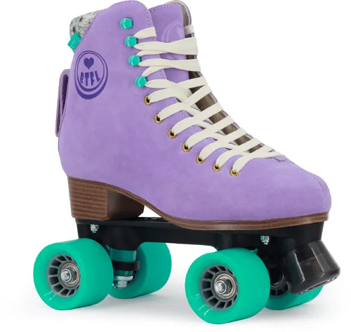 BTFL MELA Rollschuh - 38 - Inliner mit klassischem Disco-Design der 70er Jahre, ideal für stilvolle Moves. Robuste Aluminiumplatte und komfortable Einlegesohle bieten Stabilität und Fahrkomfort.