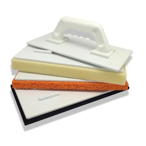 HAROMAC Profi Reibebrett Set 5-teilig – Vielseitige Werkzeuge für Fliesen und Putz