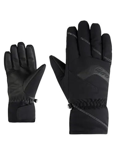 Ziener Karion-z AS Glove Lady black (12) 8 - Warme Skihandschuhe für Frauen, atmungsaktiv und wasserdicht dank ZIENER AQUASHIELD Membran – ideal für komfortable Skifahrten bei jedem Wetter.