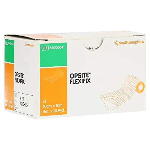 Opsite Flexifix PU Folie 10 cm x 10 m Unsteril - Erste-Hilfe-Heftpflaster & Verbandsmaterial, flexible und wasserfeste Folie mit Salbenbeschichtung für optimale Wundheilung.