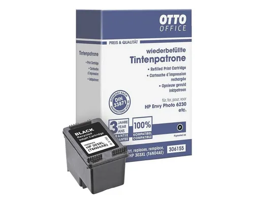 Otto Office Tintenpatrone (1-tlg., ersetzt HP »T6N04AE« N. 303XL, schwarz)