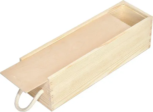 Creative Deco Weinkiste Holzkiste Weinbox für 1 Flasche von CREATIV DEKO