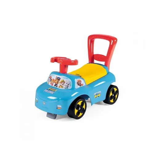 Smoby Paw Patrol Auto Rutscherfahrzeug - Kinderfahrzeug im Paw Patrol Design, farbenfroh in Blau, fördert die motorischen Fähigkeiten und den Spielspaß im Freien.