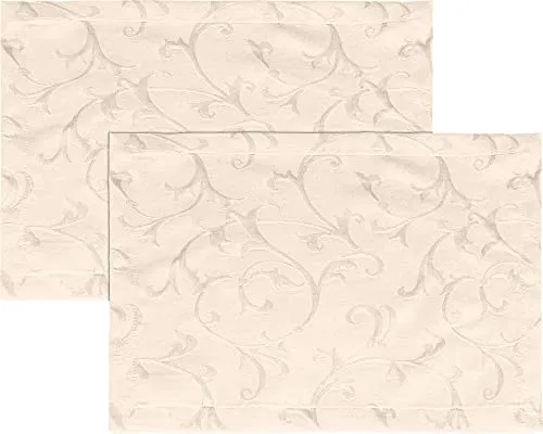 Erwin Müller Tischset Düsseldorf 2er-Pack bügelfrei Natur Größe 35x50 cm
