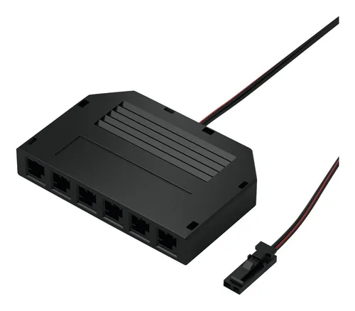 Halemeier LED 6-fach Verteiler 12V L 2000 mm, schwarz - 3612501