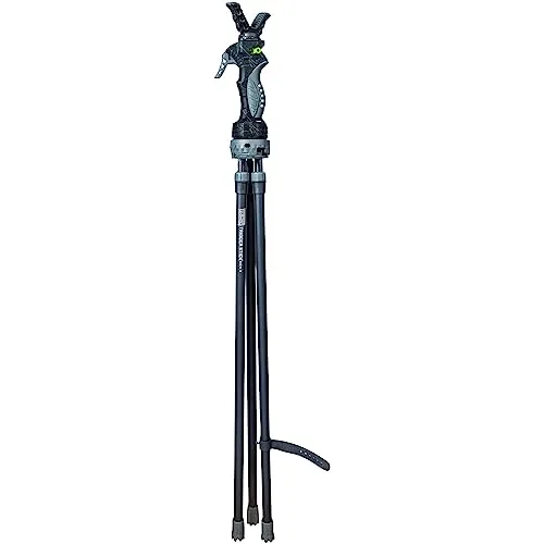 PRIMOS Zielstock Trigger Sticks® Gen. 3 – Tall Tripod Schwarz Aluminium Dreibeinstativ Schusswaffenstütze