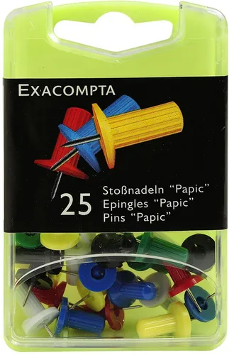 Pinnwandnadeln Blisterbox 25 Stück bunt sortiert
