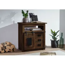 Massivmoebel24 Kommode RAILWAY in braun von Massivholzmöbel24