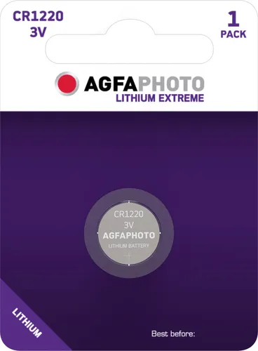 Batterien Knopfzelle CR1220, 3V *AGFAPHOTO*