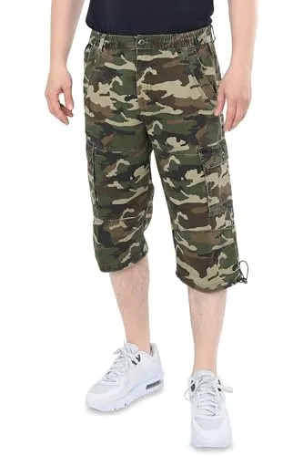 Ben Creek Herren Capri Freizeithose in silber von Ben Creek