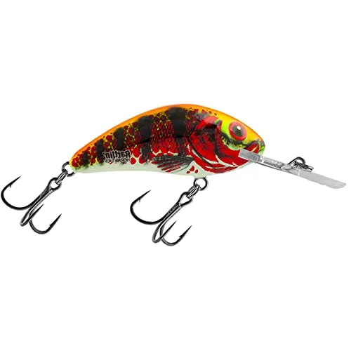 Produktbild Salmo Rattlin Hornet Floating Wobbler, Salmo Farben:Holo Red Perch, Länge/Gewicht/Laufverhalten/Tauchtiefe:4.5cm / 6g / schwimmend / 1.8-3.4m