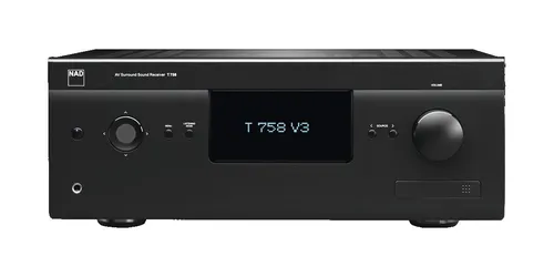 NAD T758 V3i A/V-Receiver - HiFi-Receiver mit 4K Ultra HD Video, Dolby Atmos und DTS-X für ein beeindruckendes Klangerlebnis, unterstützt Apple Airplay 2 und BluOS.