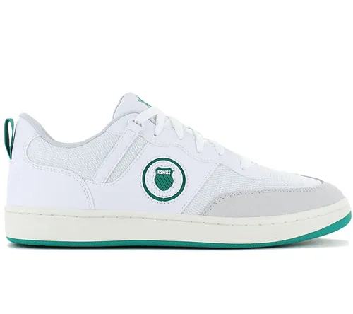 K-Swiss K-VARSITY Herren Sneaker - Sportliche Turnschuhe für Freizeit und Sport - Sneaker für Herren, ideal für Cheerleading, Schule und Tennis. Atmungsaktiv und komfortabel, perfekt für Frühling, Sommer und Herbst.