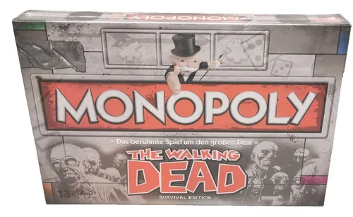 Hasbro Gaming Monopoly The Walking Dead - Gesellschaftsspiel - Spannendes Brettspiel für 2-6 Spieler ab 12 Jahren, kombiniert klassisches Monopoly mit der packenden Welt von The Walking Dead.