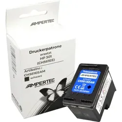 Ampertec Tinte ersetzt HP CH561EE 301 schwarz
